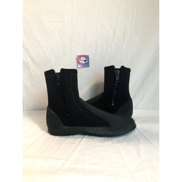 Deep See Diving Booties Mens sz 9 Black - Picture 5 of 9